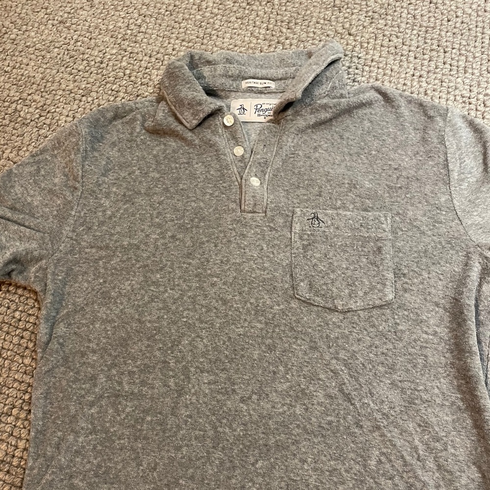 Penguin Button Up Tee
